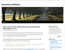 Tablet Screenshot of insomniacsoftware.com